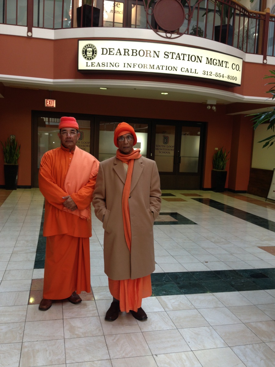 Swamiji statue at HTGC