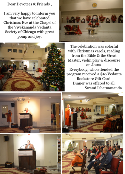 Christmas Eve Celebration 2014 Sri Rama Navami
