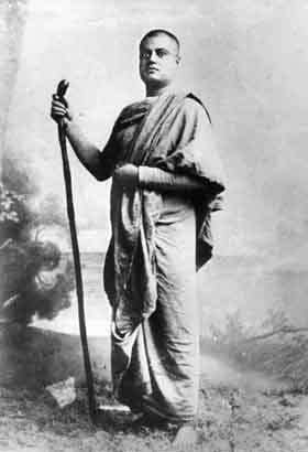Swami Vivekananda as a wandering monk